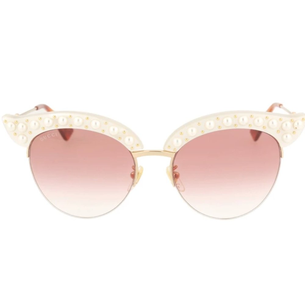 Rare Gucci Cat Eye 53mm Sunglasses - Picture 2 of 3